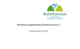 Jaarrekening Zorgboerderij BuitenGewoon 3