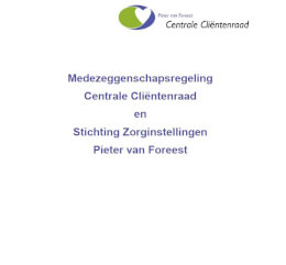 Medezeggenschapsregeling CCR en Pieter van Foreest