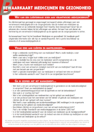 Wat kan cliëntenraad doen aan verantwoord medicijngebruik?