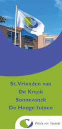 Stichting Vrienden van De Kreek, Sonnevanck en De Hooge Tuinen