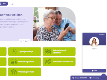 website homepage